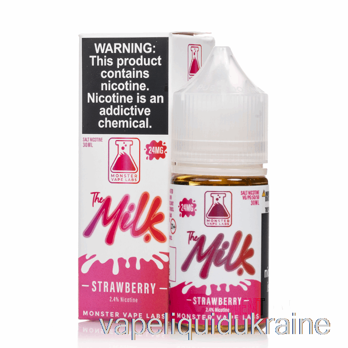 Vape Liquid Ukraine Strawberry - The Milk Salts - 30mL 48mg